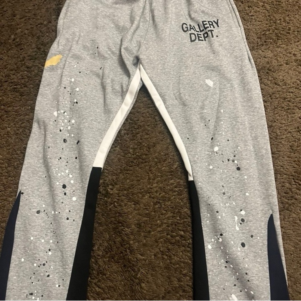 Gallery Dept Gray Splatter Kids Joggers